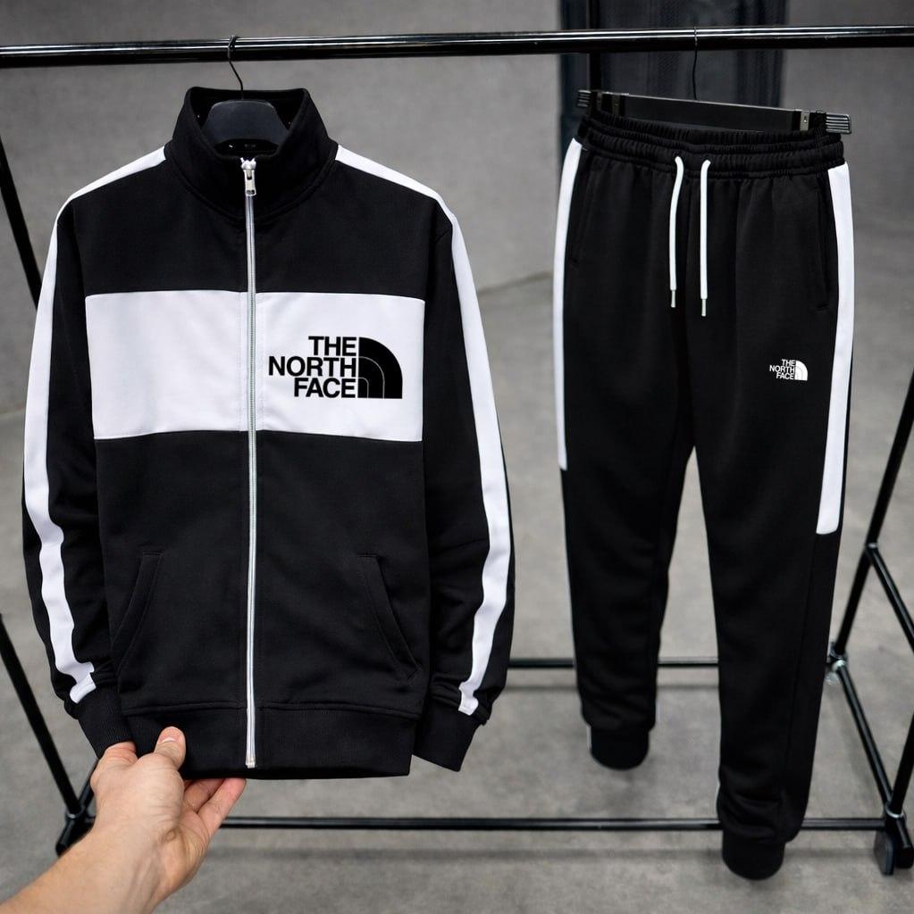 Комплект олимпийка The North Face трикотажный демисезонный качественный и актуальный в стиле casual костюм
