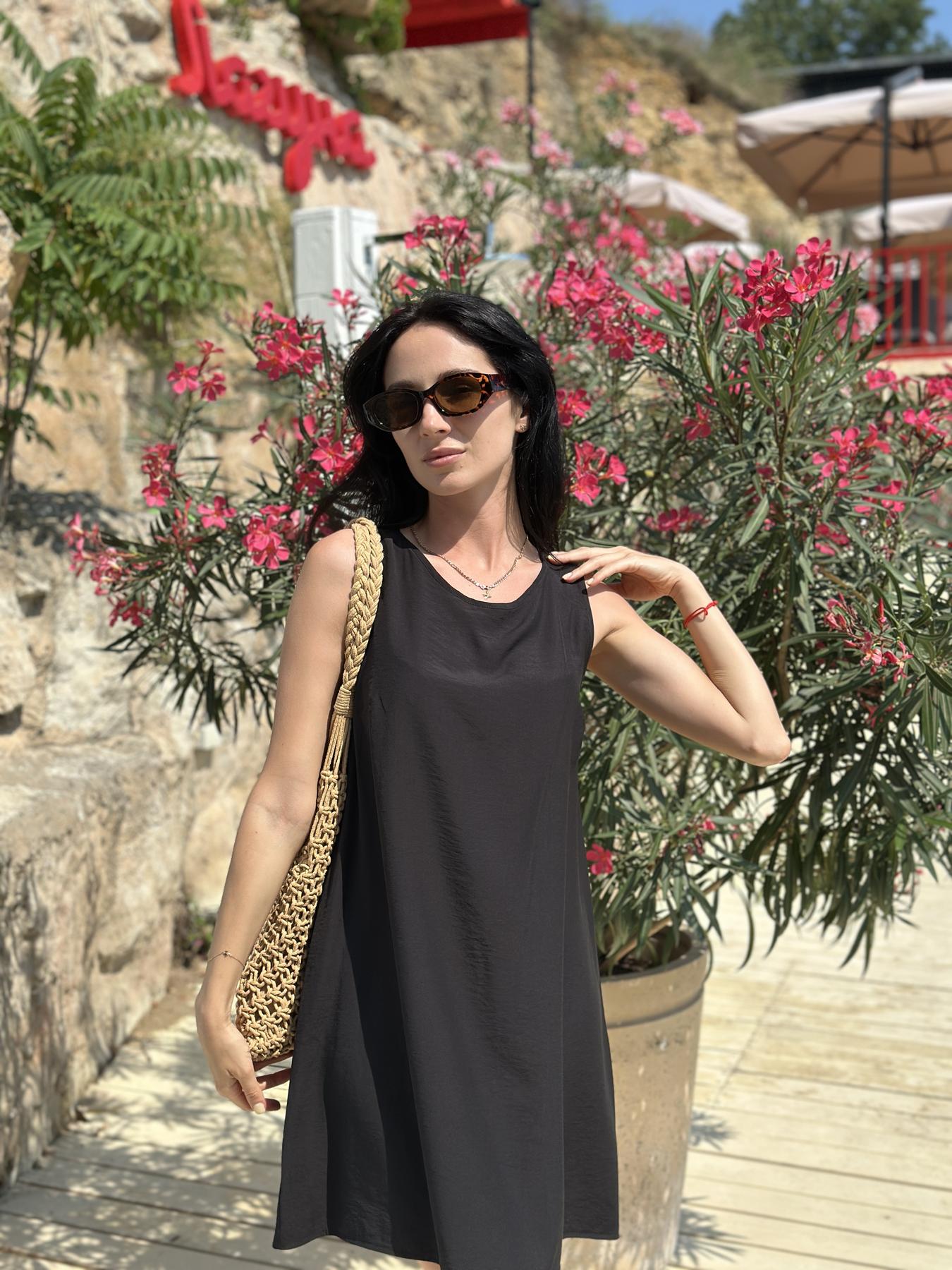 Жіноча коротка сукня LUMIA, чорна - фото 6