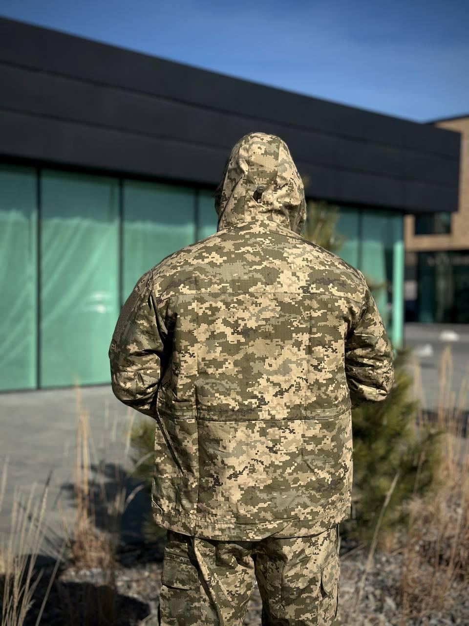 Тактично Штурмова Полегшена Куртка Парка Піксель Military mm14 - фото 3