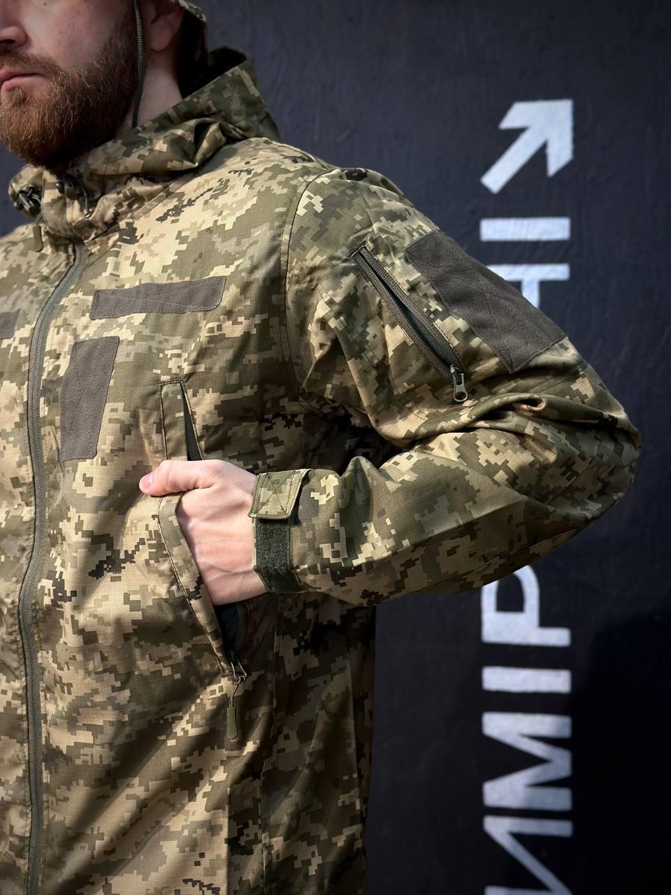 Легка Весняна Куртка Піксель Hunter De Lux TWILL mm14 Military - фото 19