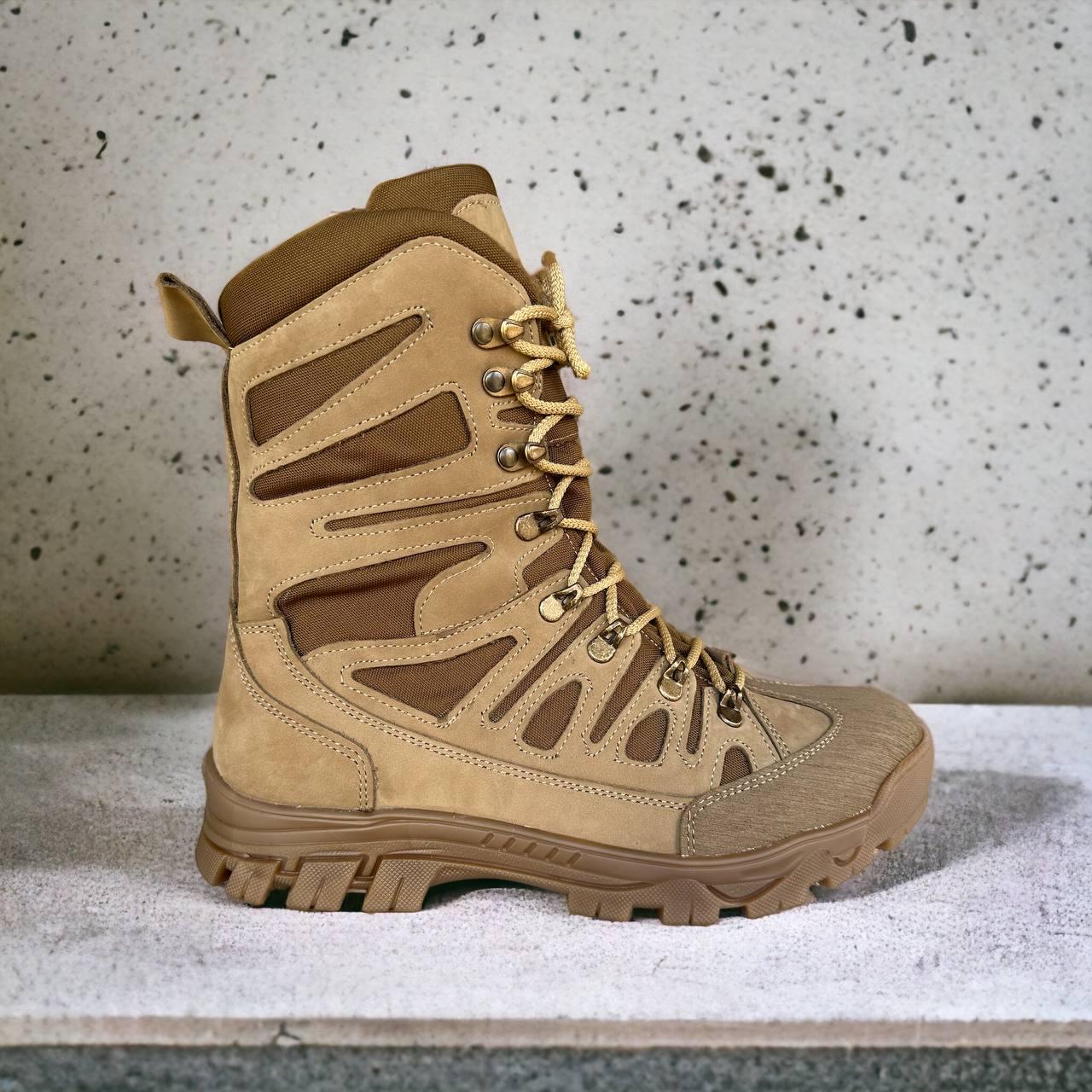 Зимние берцы Койот Slimtex -25 нубук Оксфорд ТЕП подошва