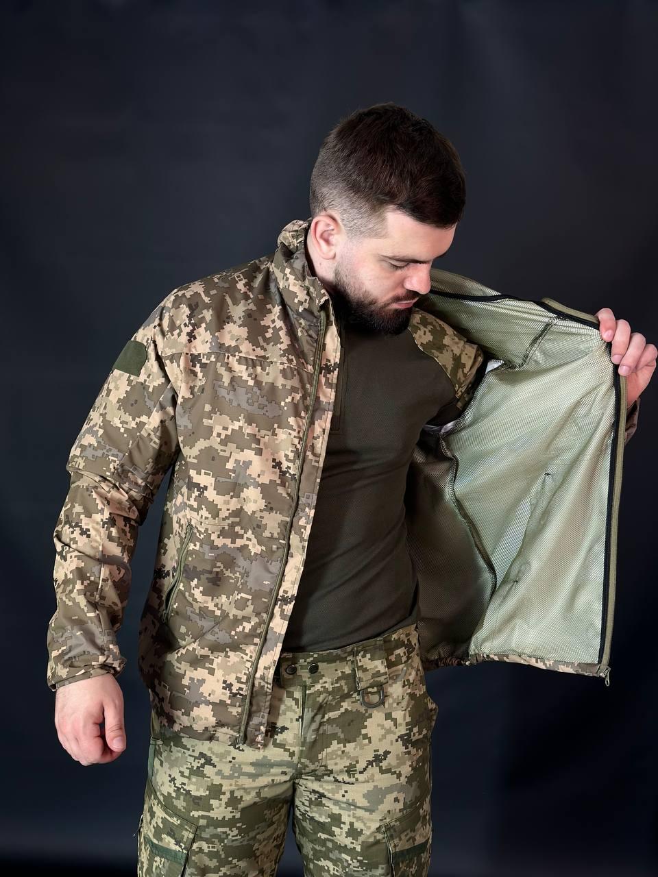 Тактична Куртка Піксель Мембарна Сітка 3D мм14 - фото 4