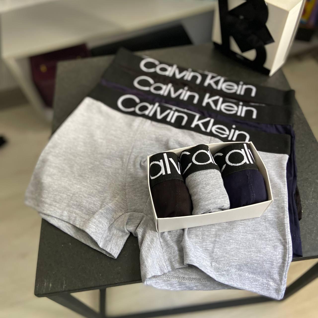 Набор Трусов Кельвин Кляйн Трусы Для Мужчины Ck Boxer Black 3 Шт Shoper ...