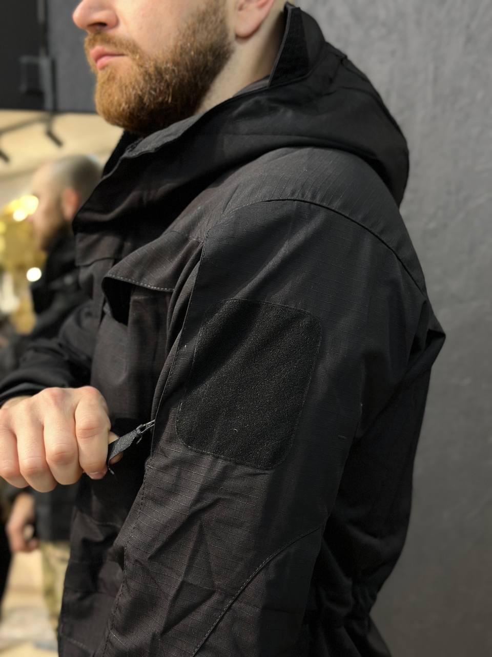 Тактична Військова куртка Чорний Tactical Series 5.0 Black - фото 2