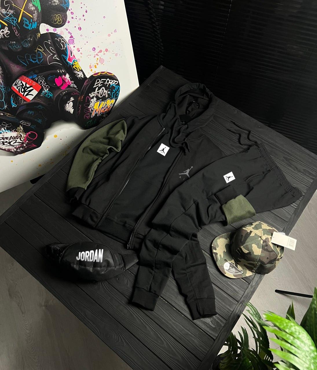 Весняний сет бомбер Nike+Jordan для активного отдыха костюм комплект одежды
