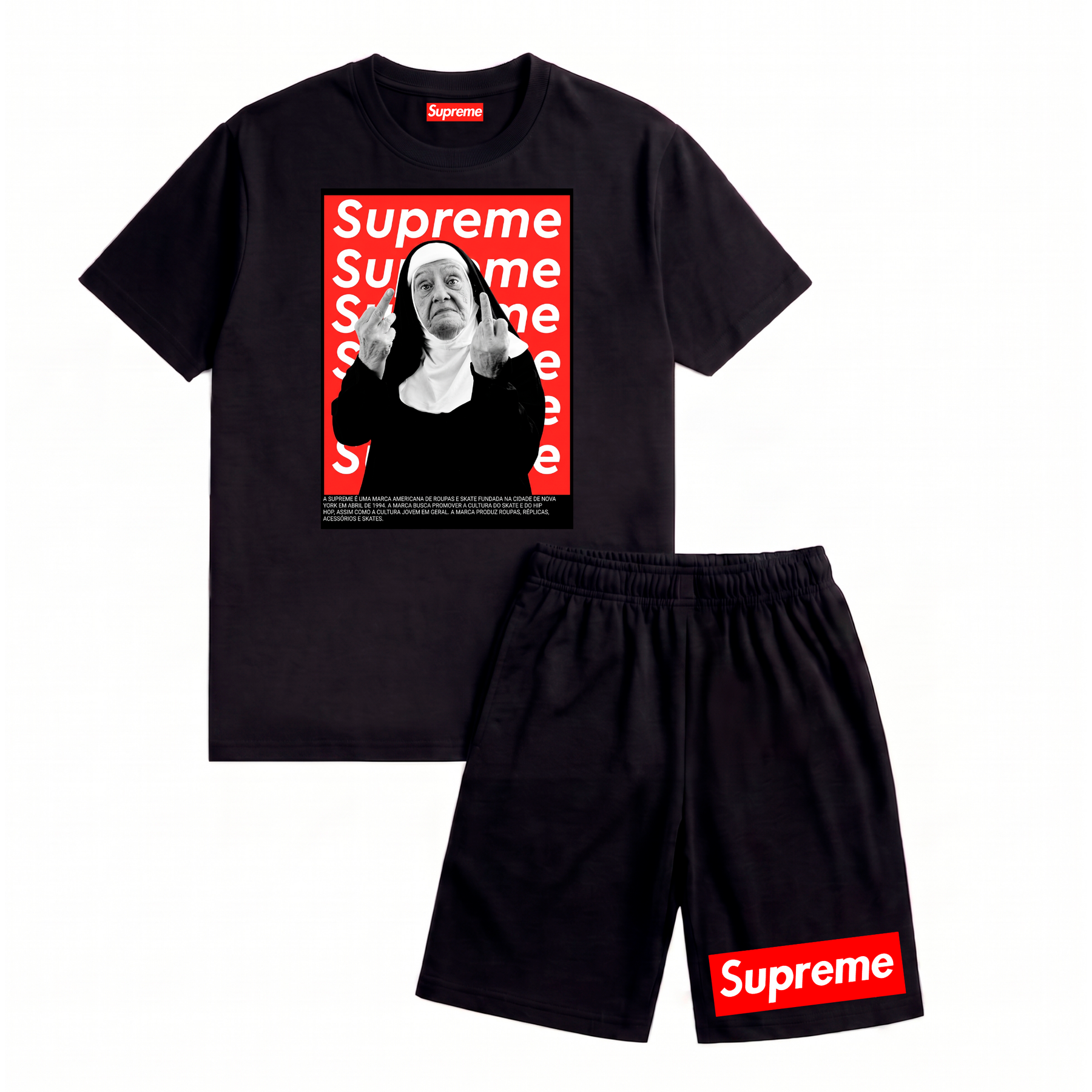 Комплект Шорти+Футболка Supreme