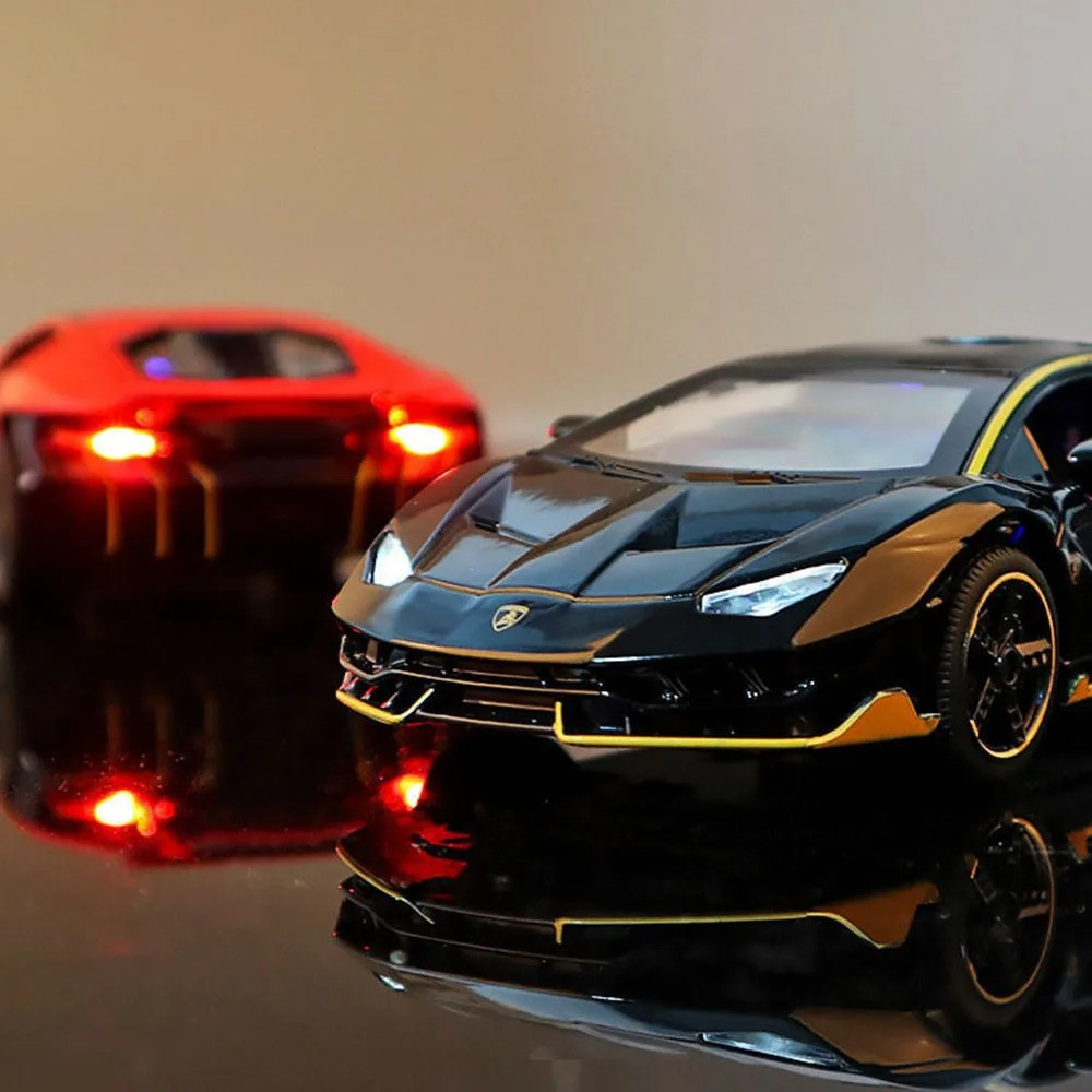 Машинка 1:32 Lamborghini Centenario LP770 (Diecast Model Cars) Чорна матова