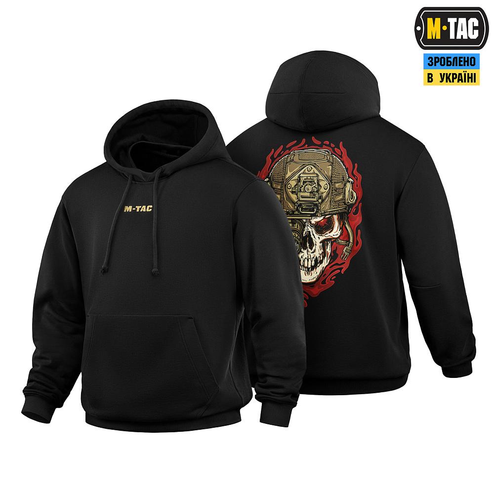 М-Тас Кофта Hoodie Worn To The Bone Oversize Hard Black