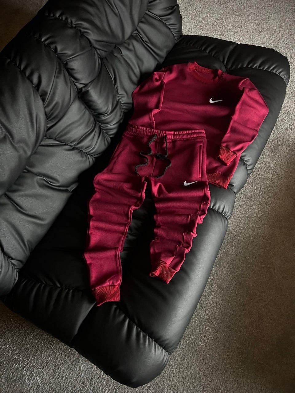 Зимний комплект Nike хлопковый базовый и молодежный для отдыха костюм