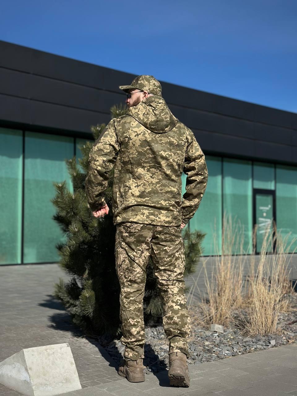 Легка Весняна Куртка Піксель Hunter De Lux TWILL mm14 Military - фото 6