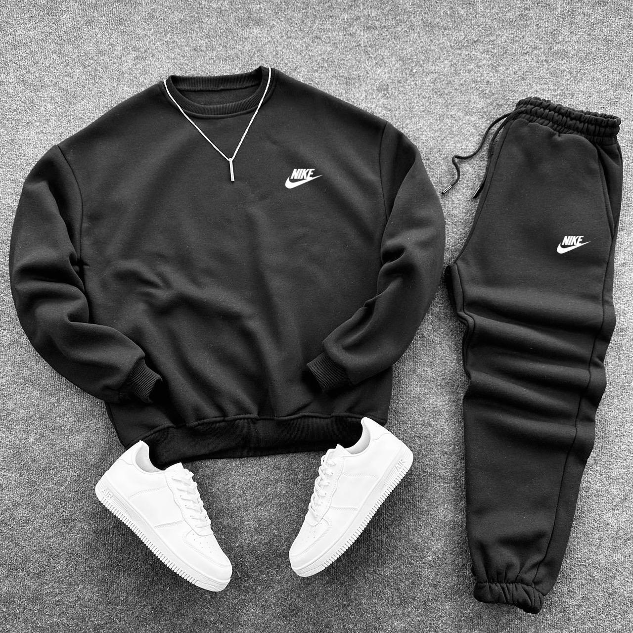 Костюм найк мужской черный спортивный костюм N-black Seli Костюм найк ...