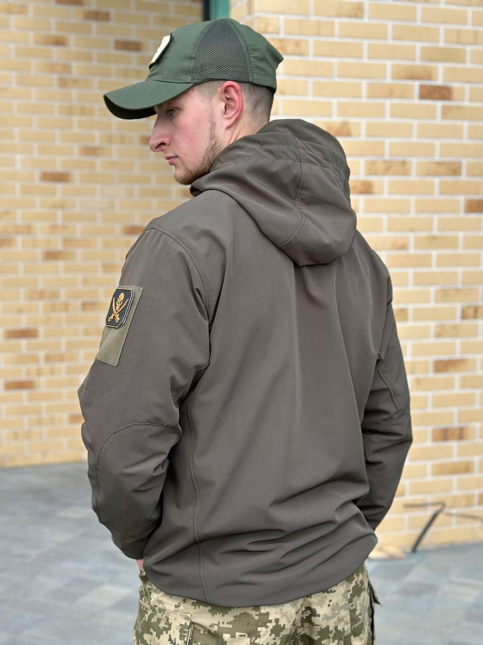 куртка Софтшел олива літо MILITARY - фото 5