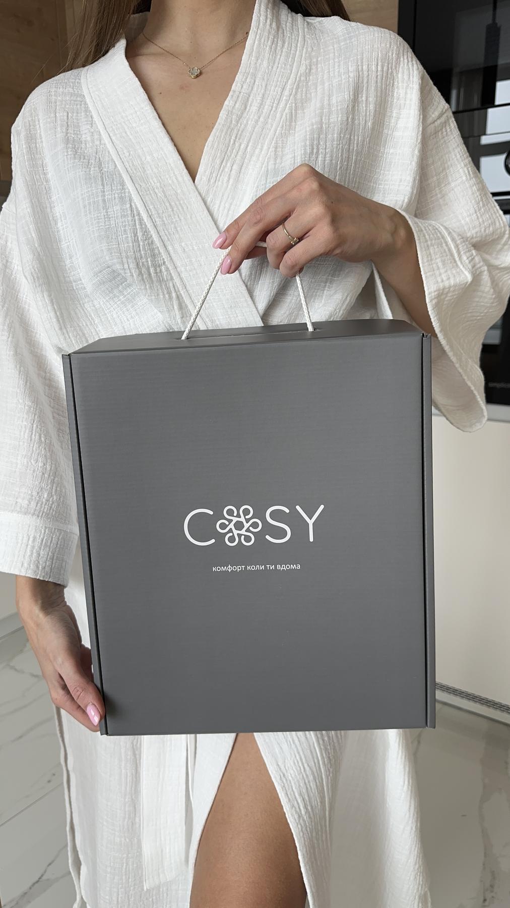 Коробка велика BOX COSY сіра - фото 3