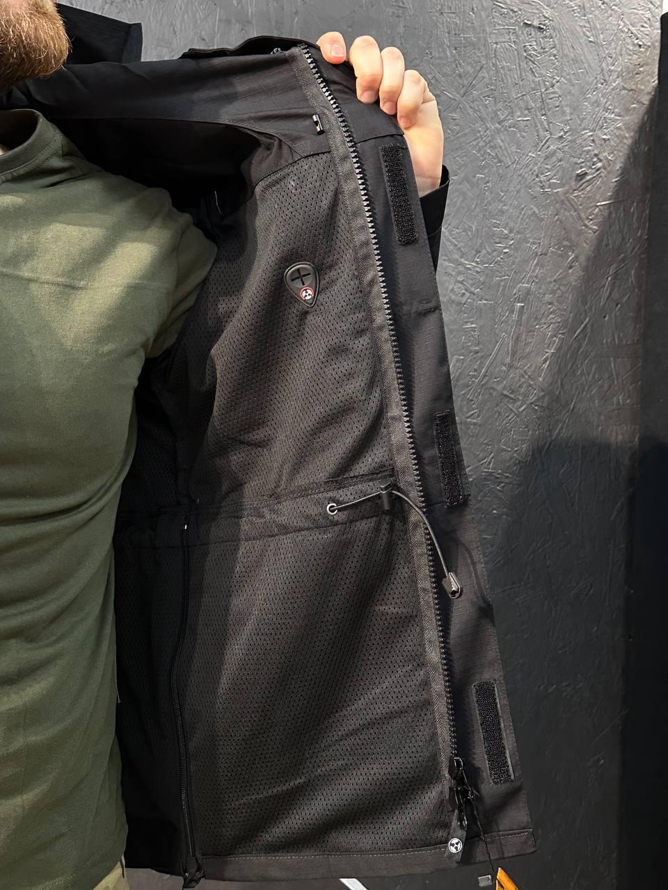 Тактична Військова куртка Чорний Tactical Series 5.0 Black - фото 14