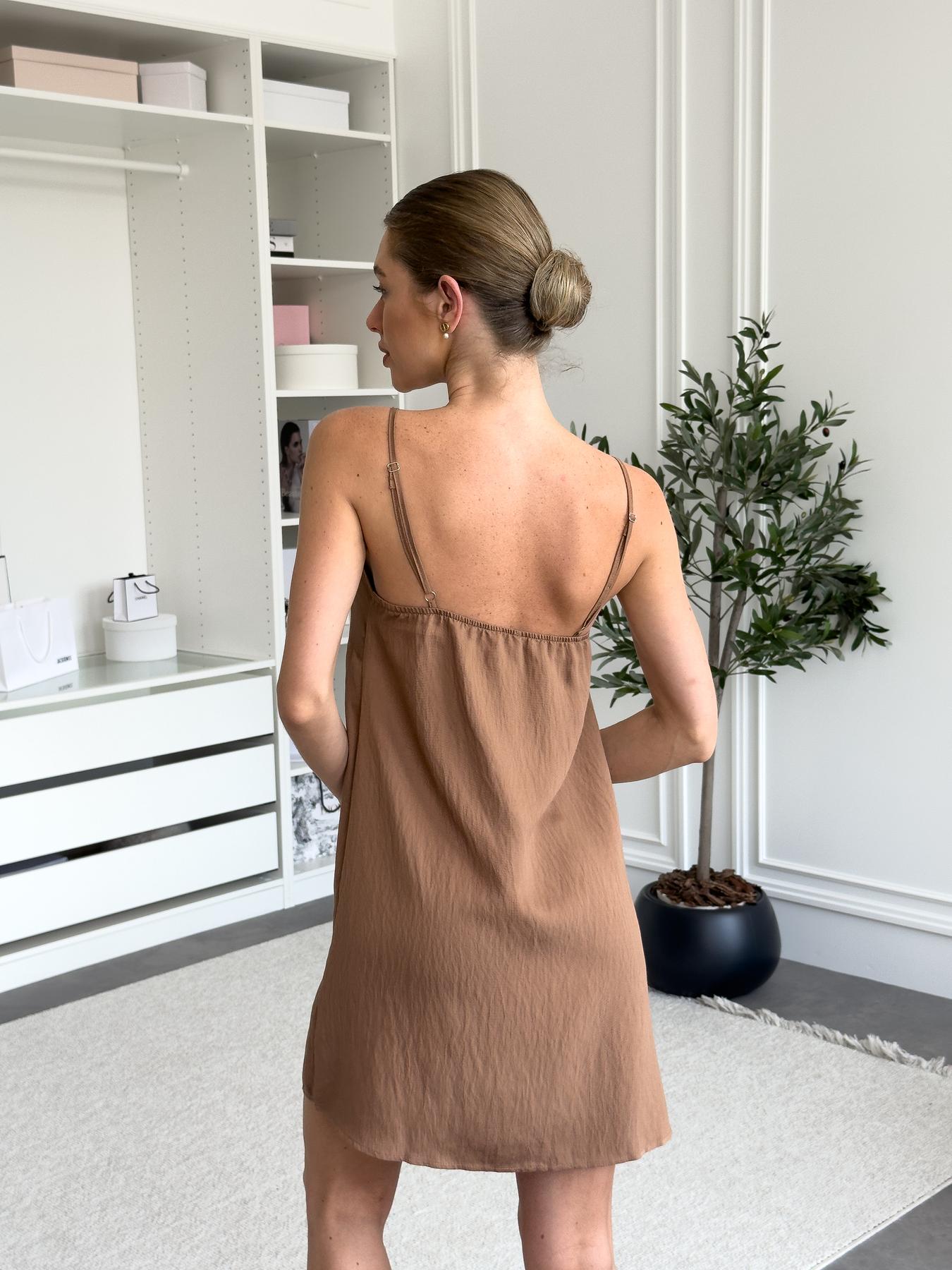 Жіноча сорочка Boho Chic, мокко - фото 4