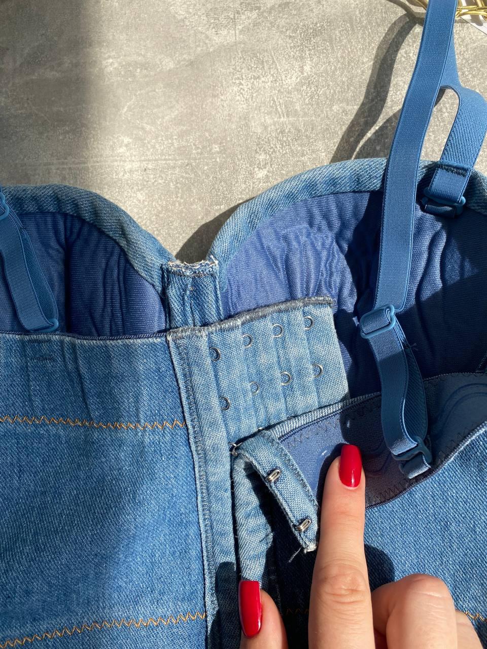 Топ DO2442 (Джинс)