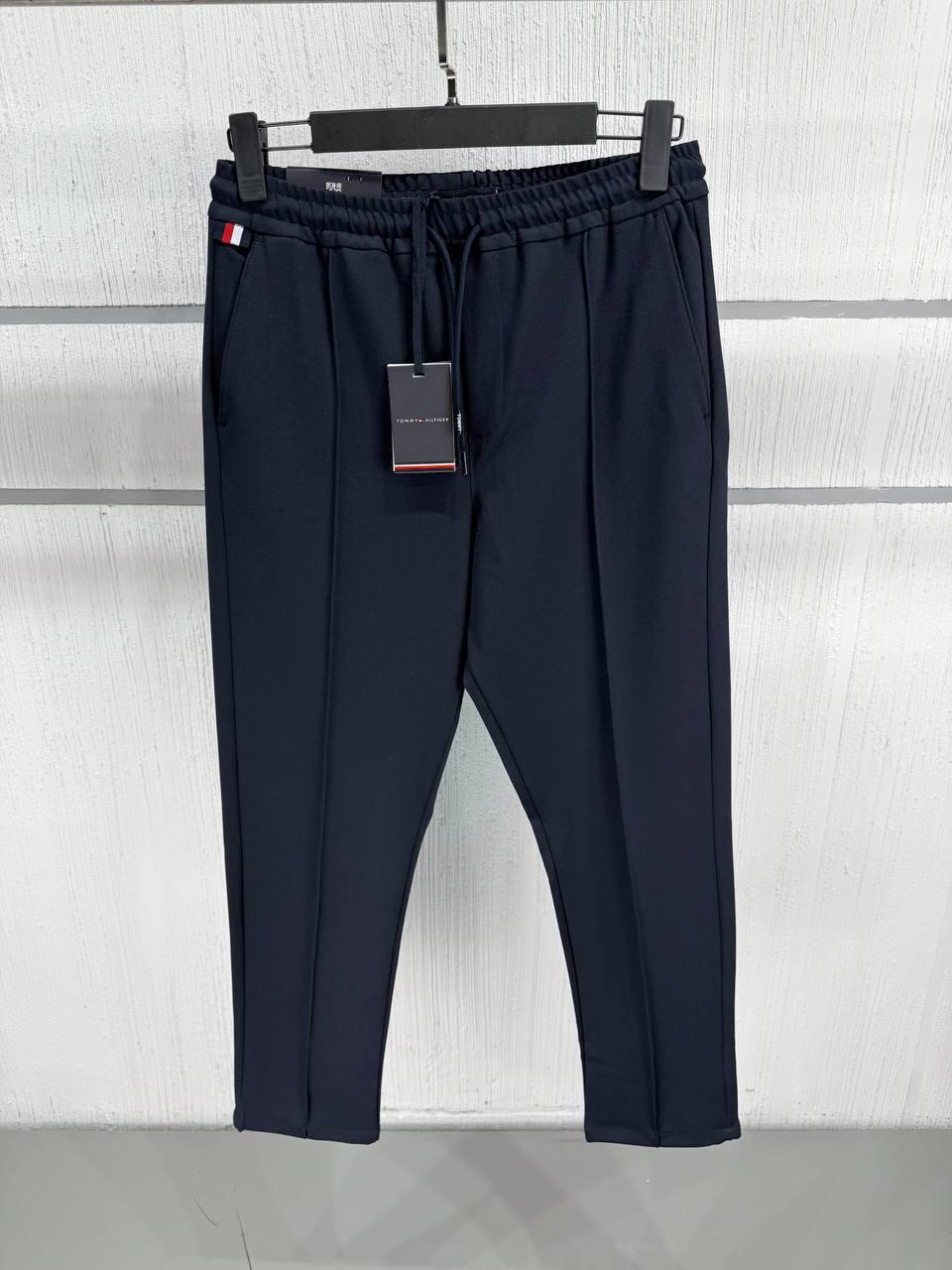 Спортивные штаны Tommy Hilfiger (темно синие) мужские трикотажные демисезонные молодежные для города джоггеры