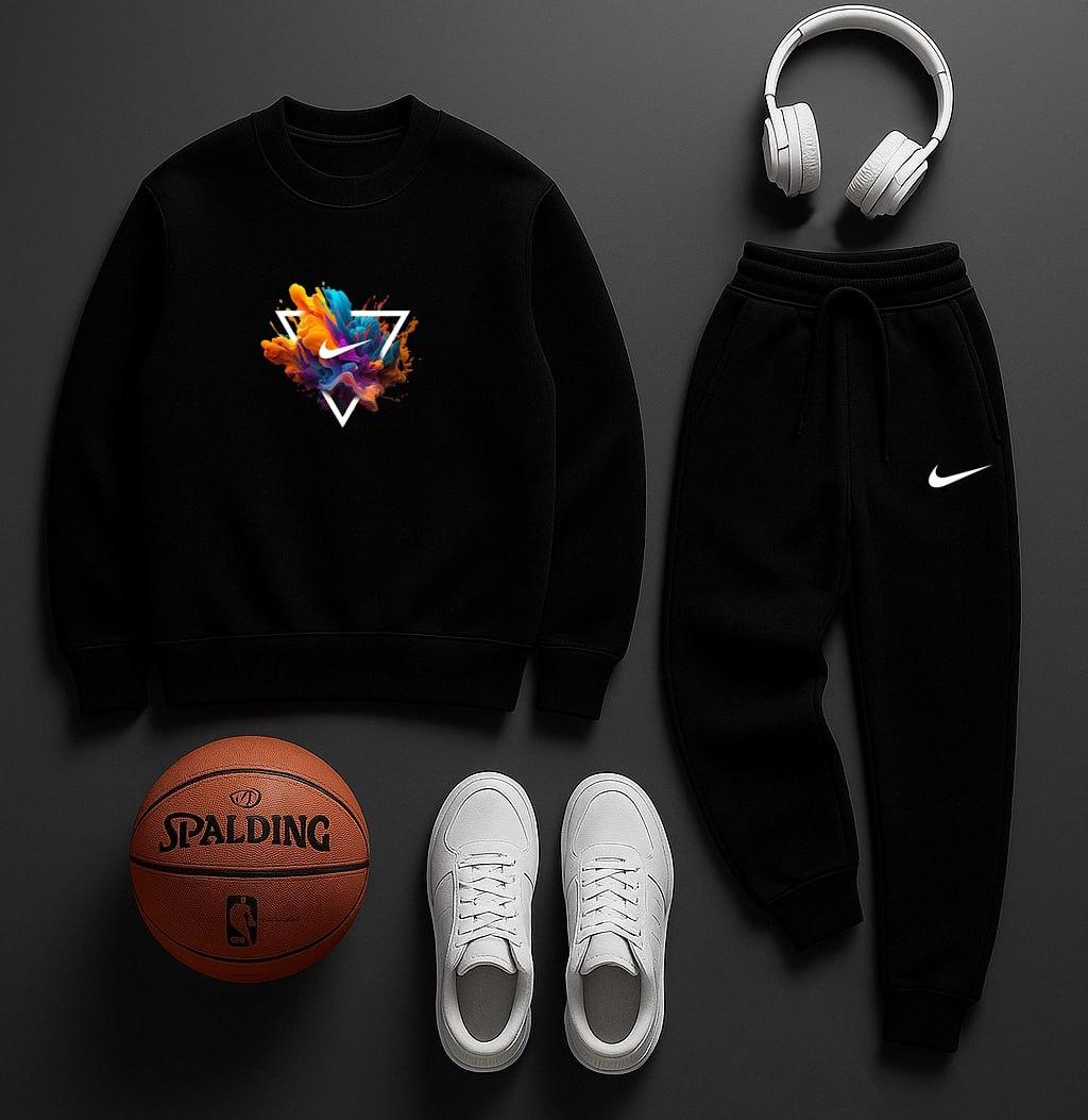 Зимние комплекти свитшот Nike для активного отдыха костюм