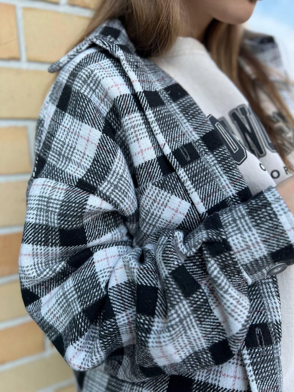 Сорочка тепла KV3006/7 (Чорно-сіра)