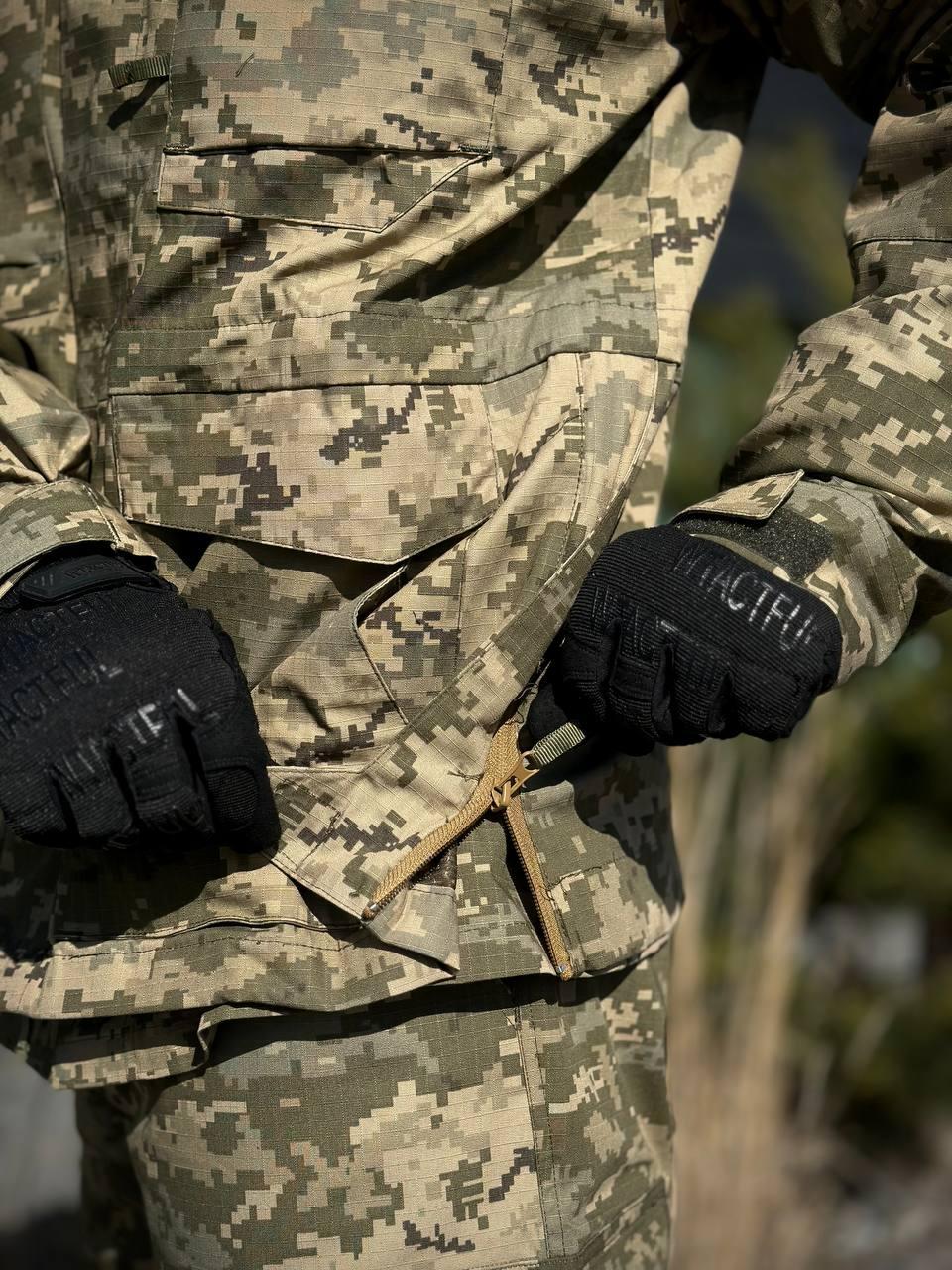 Тактично Штурмова Полегшена Куртка Парка Піксель Military mm14 - фото 7