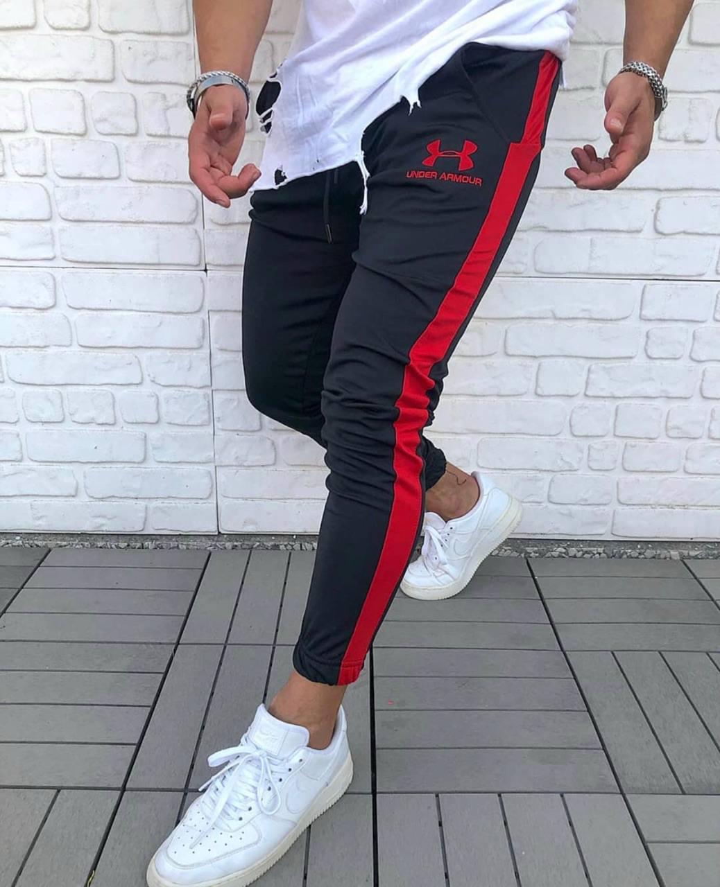 Спортивные штаны Under Armour хлопковые демисезонные качественные и актуальные в стиле casual джоггеры