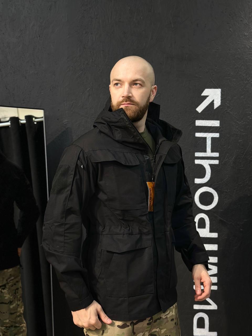 Тактична Військова куртка Чорний Tactical Series 5.0 Black - фото 4