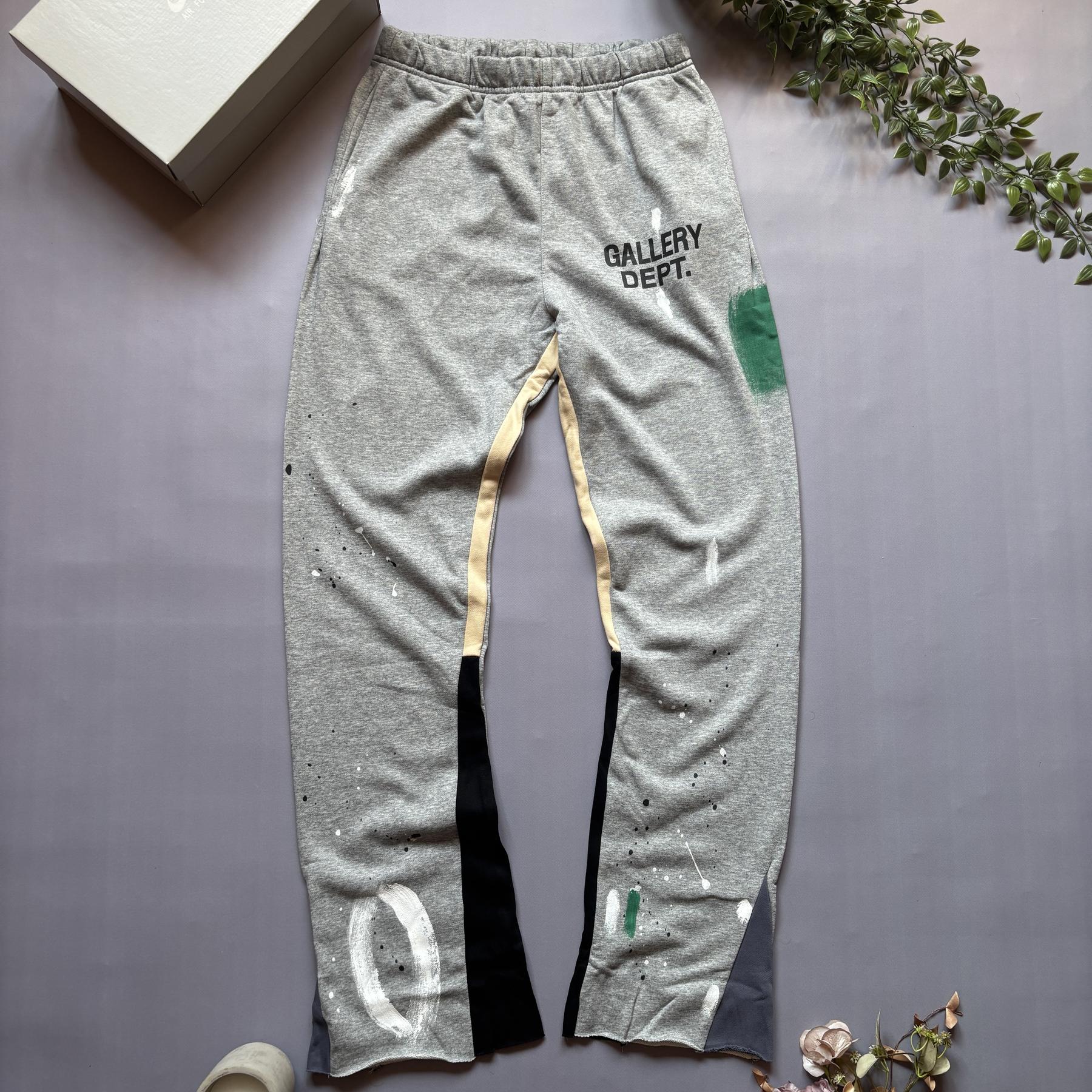 Gallery Dept Flared Штани З Фарбою Сірі