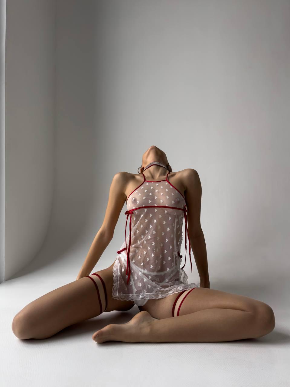 Панчохи з червоними вставками DO2686/1