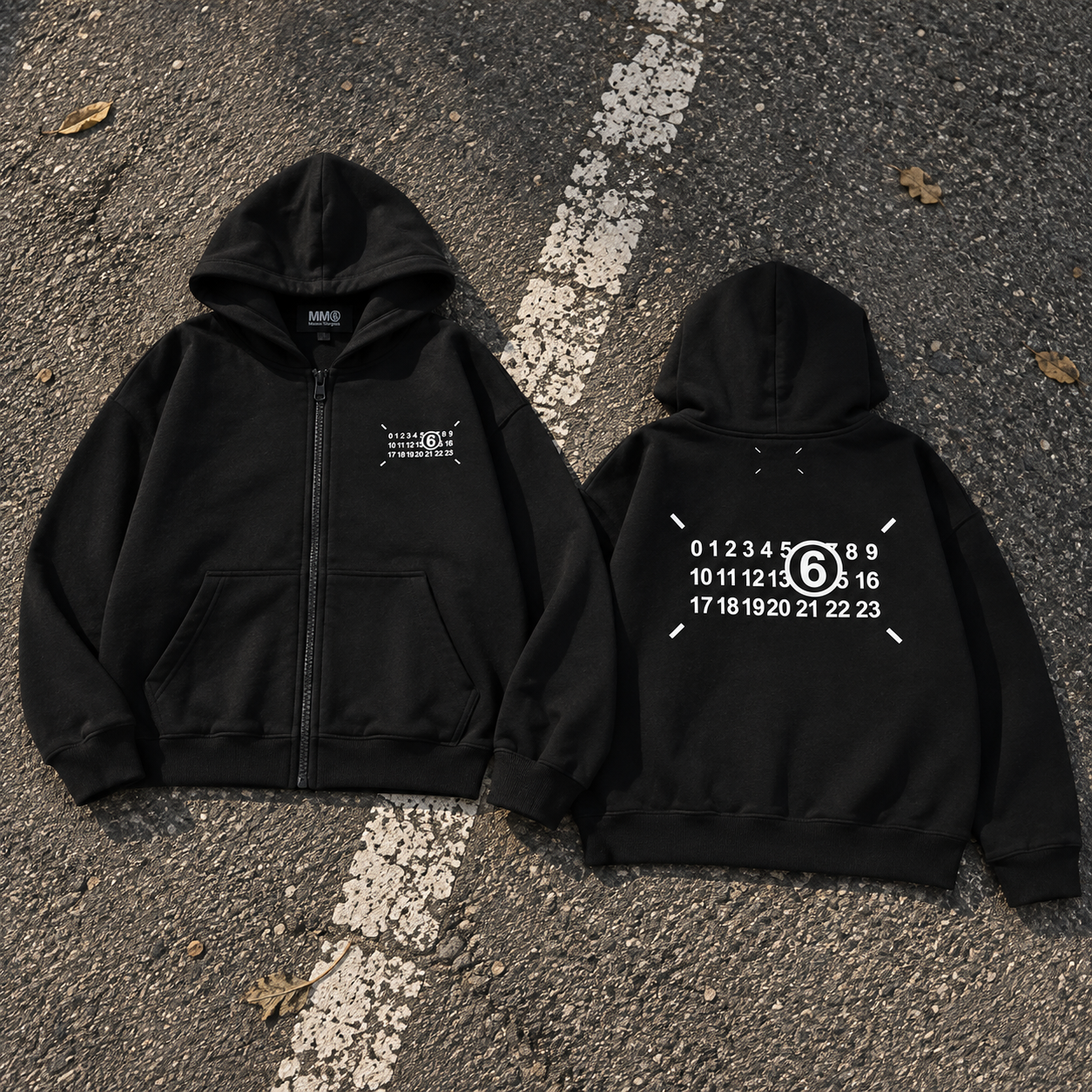 Зіп-худі Maison Margiela ZMM002 (Чорний)