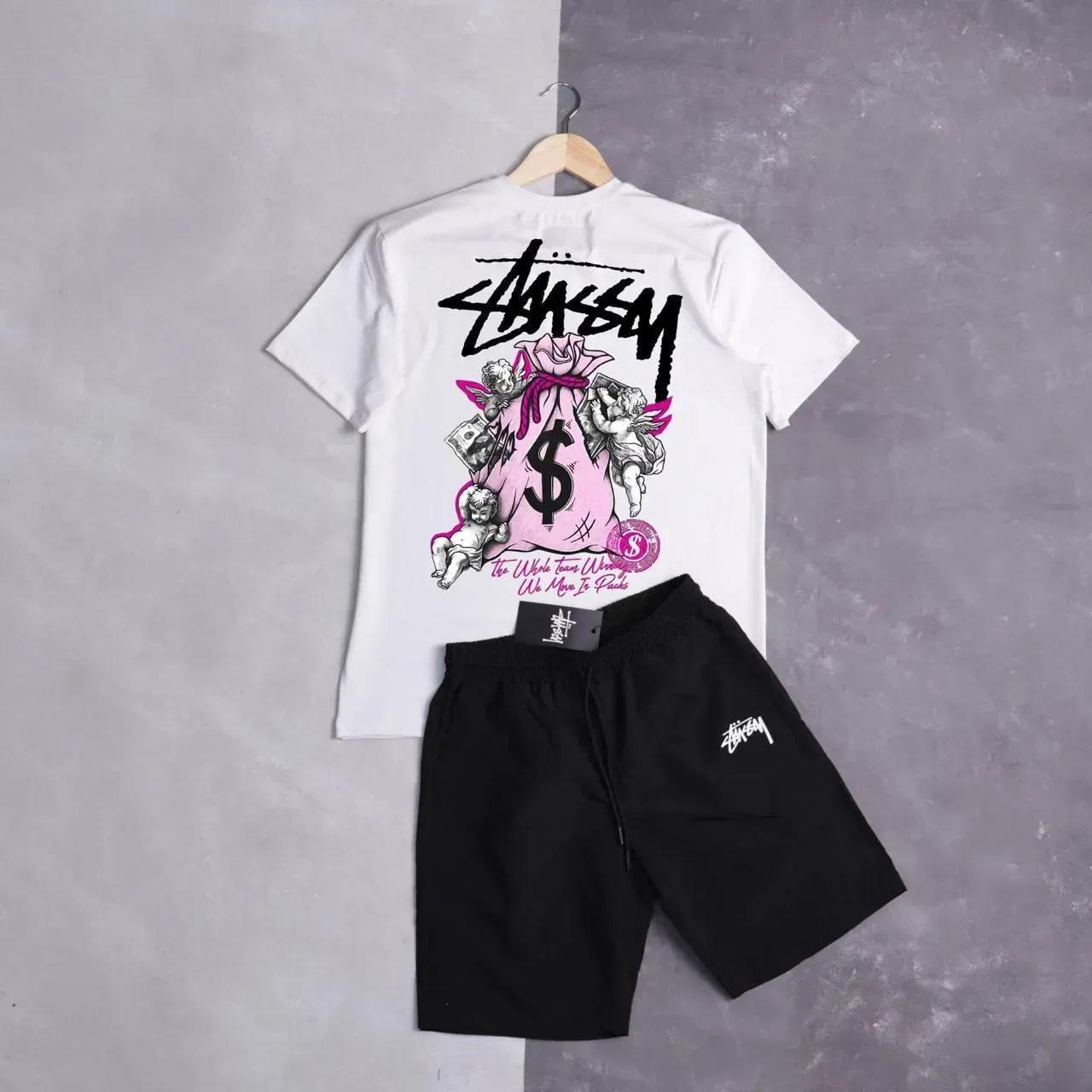 Комплект шорти+футболка Stussy
