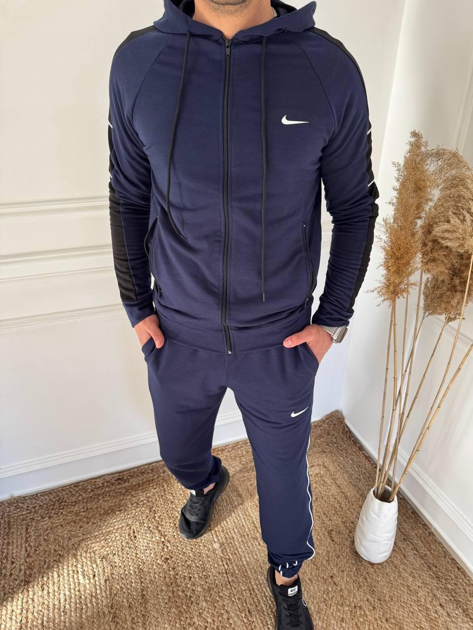 Костюм кофта і штани Nike бавовняний демісезонний повсякденний та молодіжний для роботи та відпочинку комплект