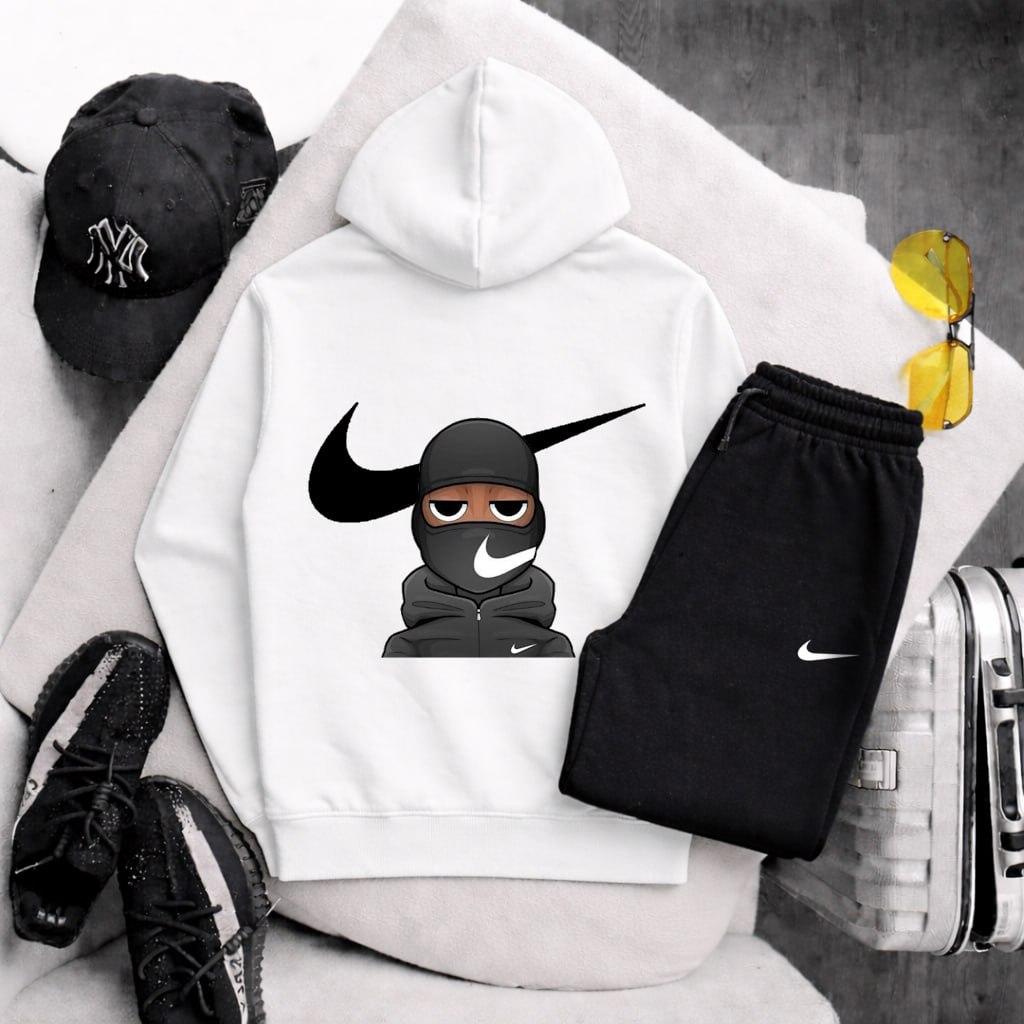 Весняний комплект Nike хлопковый удобный и качественный для города костюм
