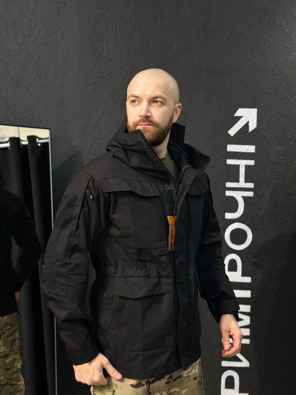 Тактична Військова куртка Чорний Tactical Series 5.0 Black - фото 5