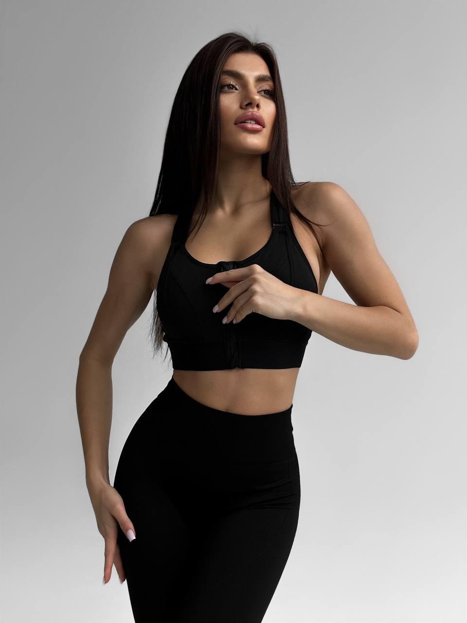 Фітнес топ FS1739 (Чорний)