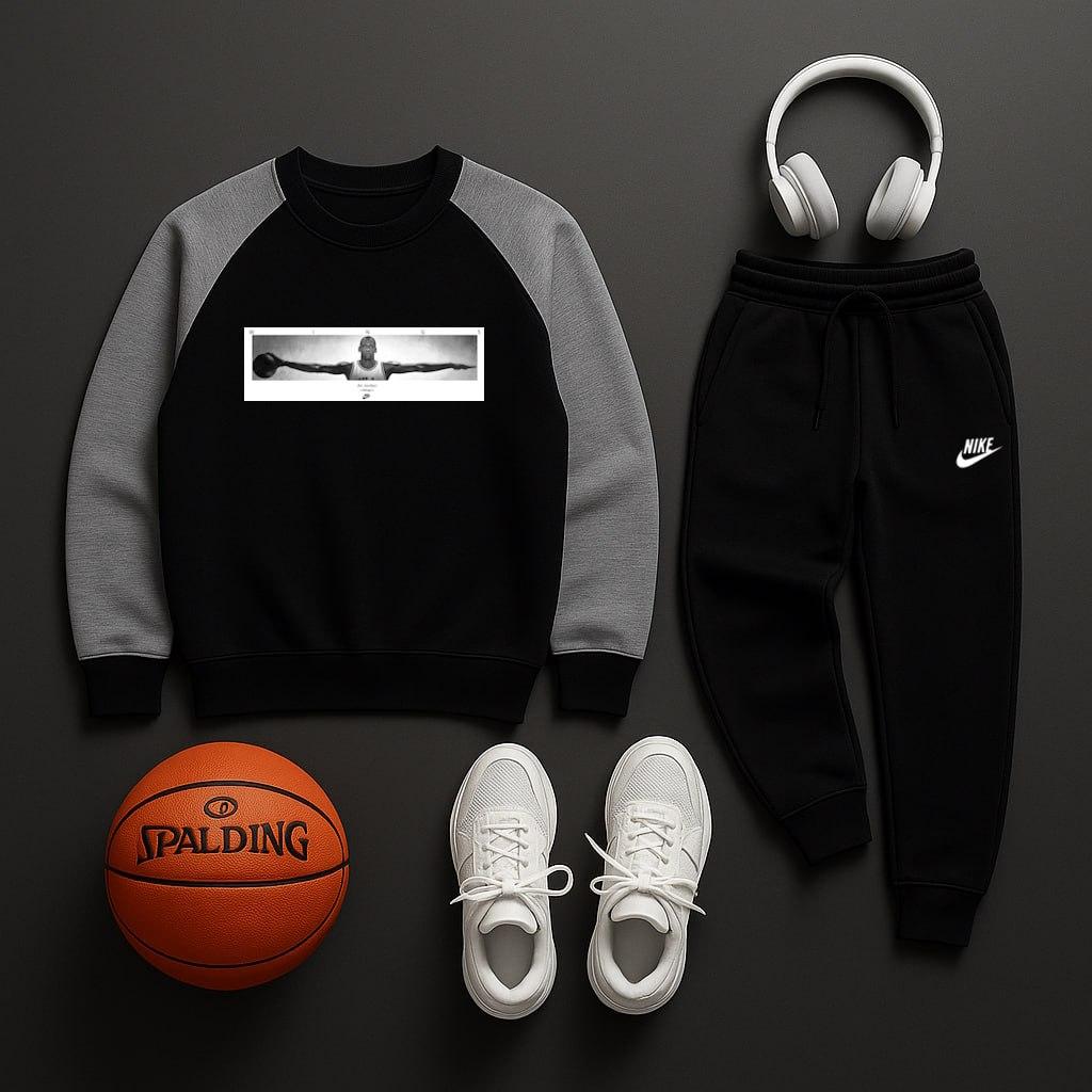 Зимние комплекти свитшот Jordan+Nike для поездок за город костюм