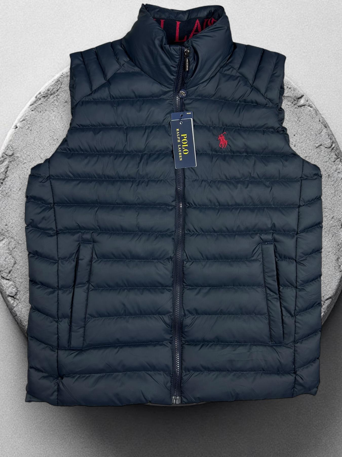Ralph Lauren (темно синий)мужской жилет демисезонный модный классический на молнии для отдыха безрукавка