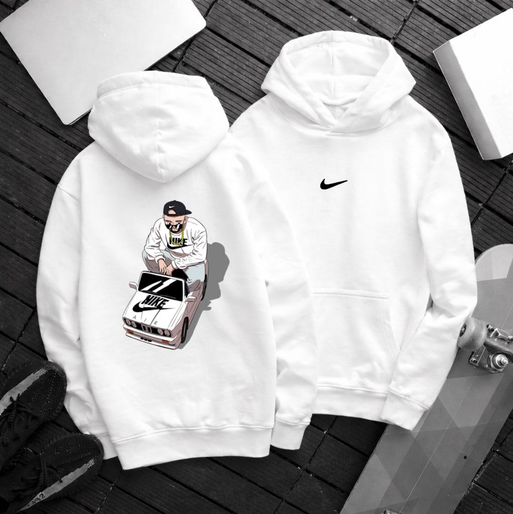 Худі петля Nike чоловіче бавовняне всесезонне якісне та універсальне з капюшоном у стилі casual