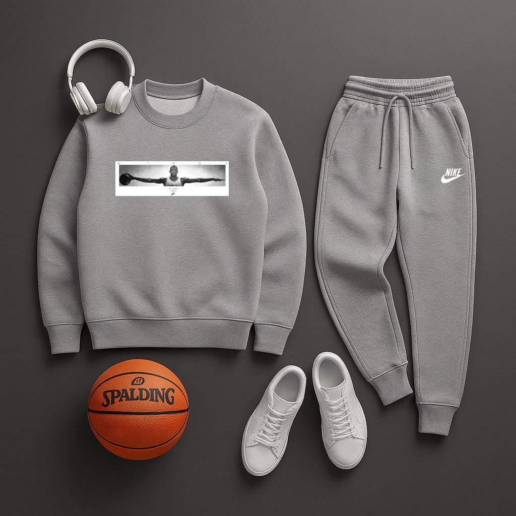 Зимние комплекти свитшот Jordan+Nike для прогулок костюм