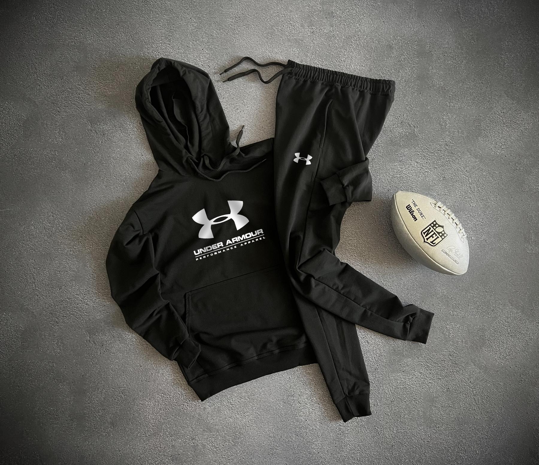 Комплект худи Under Armour весна/осень хлопковый удобный для повседневной носки костюм