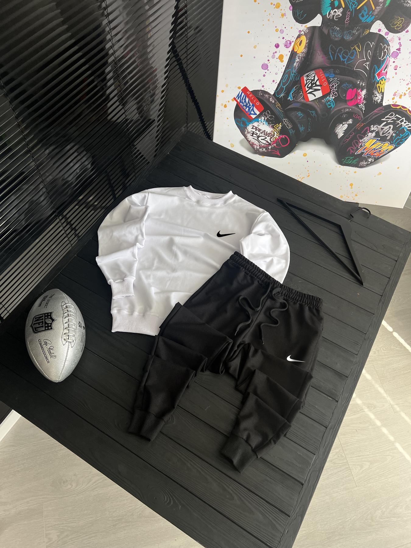 Комплект свитшот + штаны Nike трикотажный демисезонный универсальный для города костюм