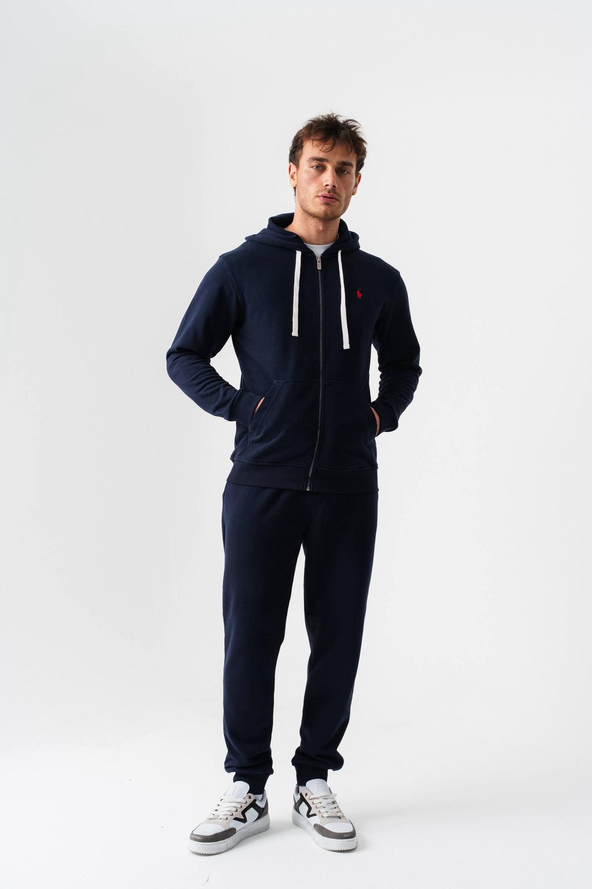 Штаны Ralph Lauren (cиній 3-нитка) мужские вельветовые всесезонные качественные и трендовые на подарок брюки