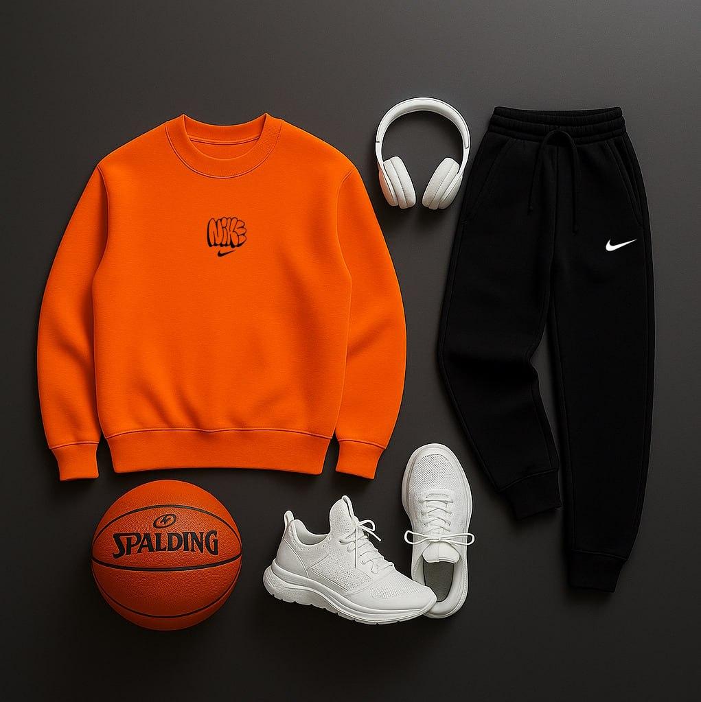 Зимові комплекти світшот+штани Nike для поїздок за місто костюм