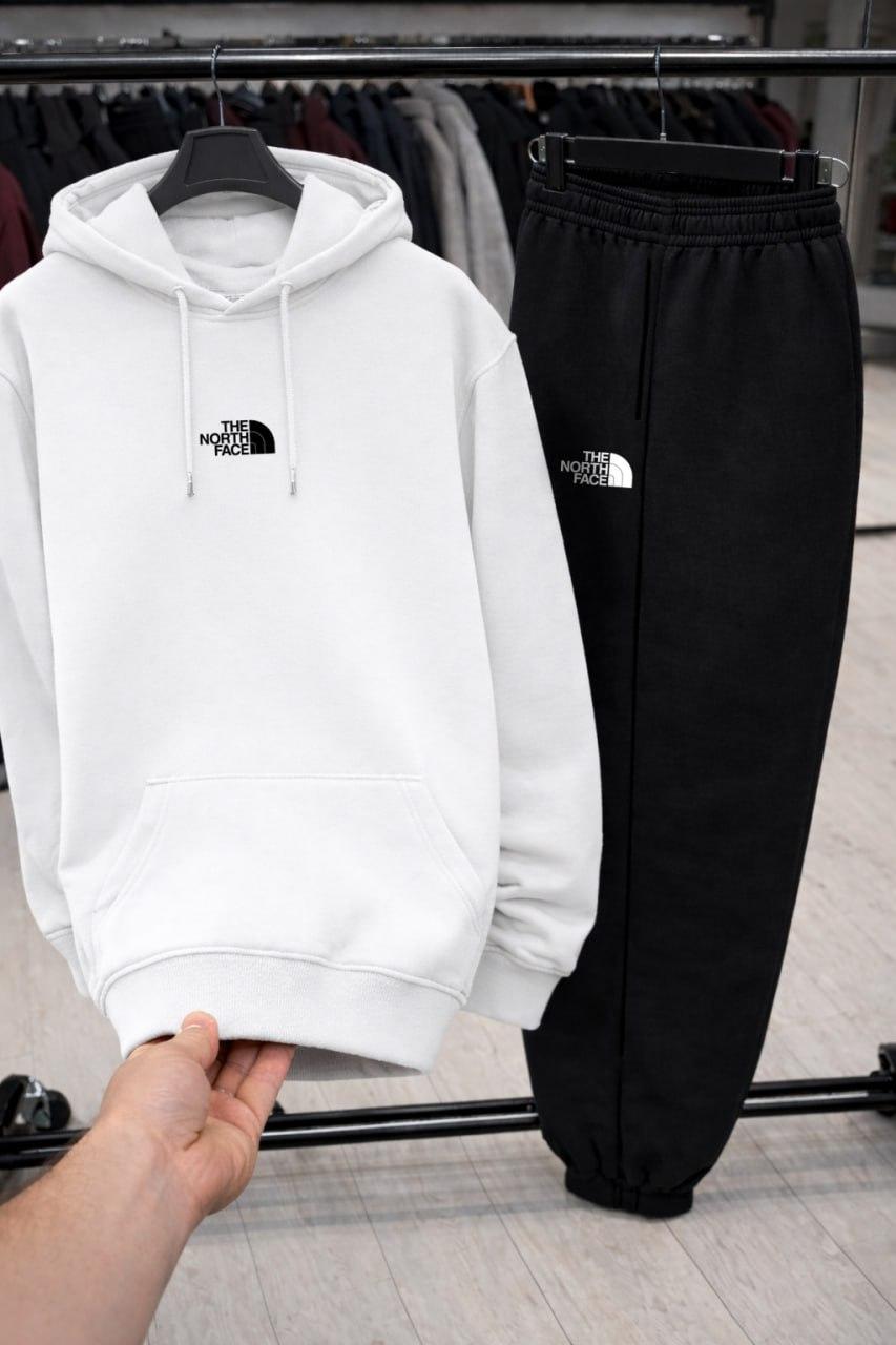 Комплект худи The North Face хлопковый демисезонный повседневный в стиле casual костюм