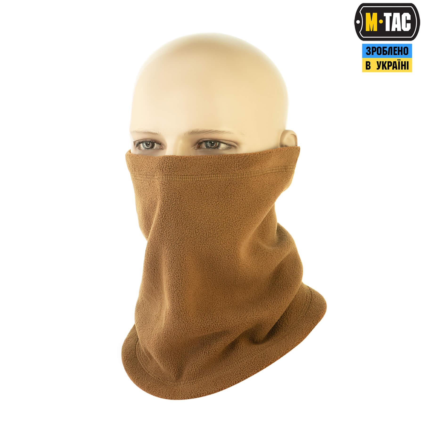 М-Тас Шарф-Труба Elite Короткий З Затяжкою Фліс (320г/м2) Coyote Brown