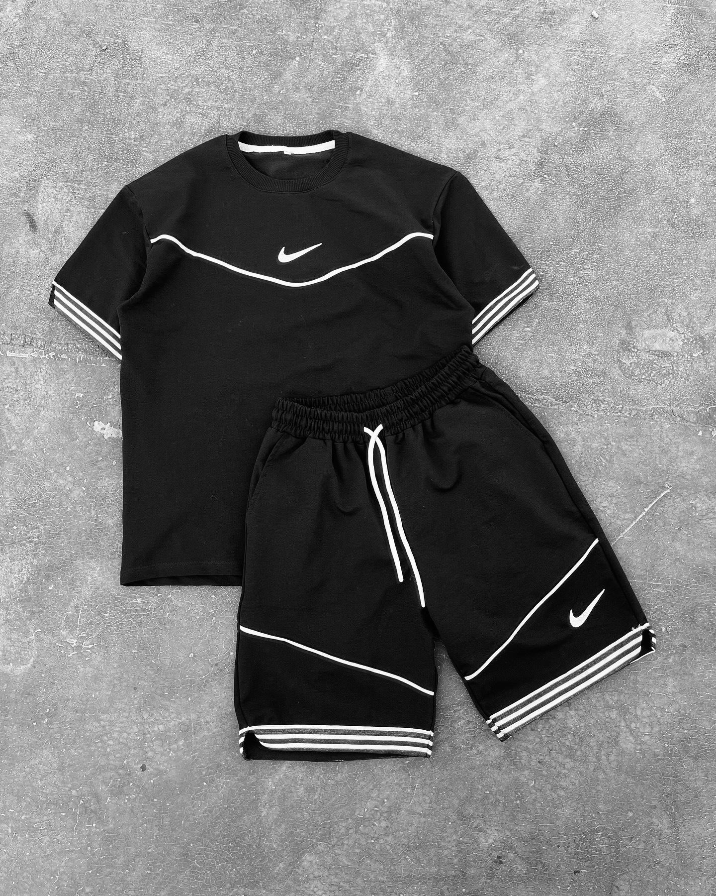 Комплект Мужской Футболка Шорты Черный Nike Костюм Спортивный Nestor 53 ...
