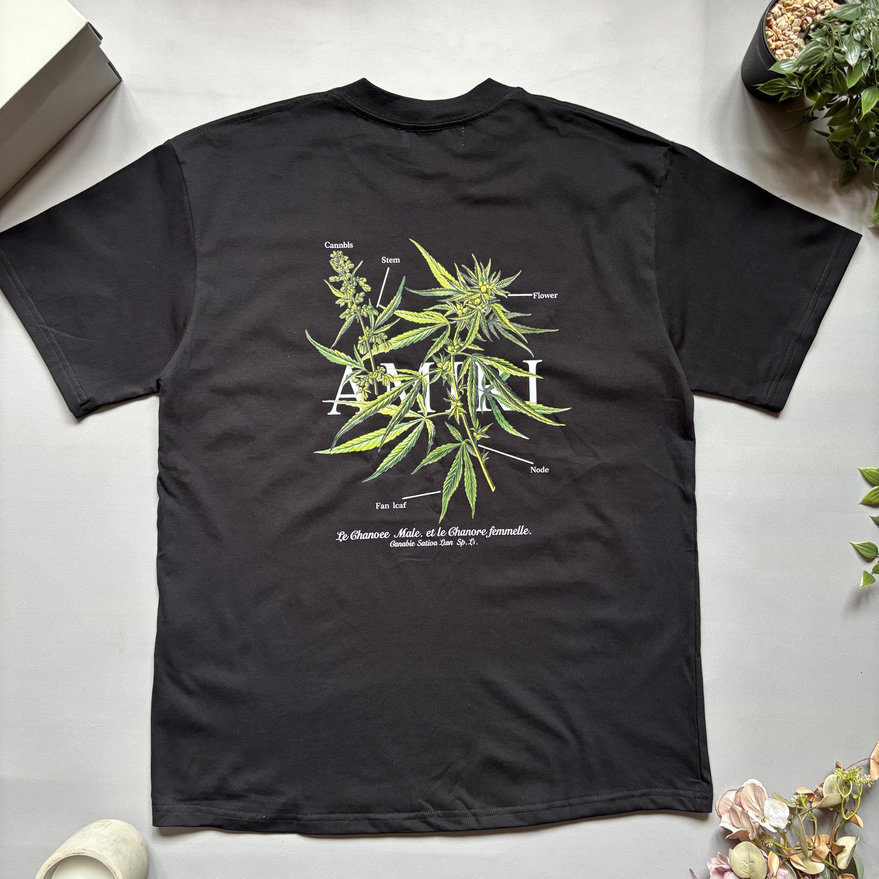Amiri Flowers Футболка Чорна