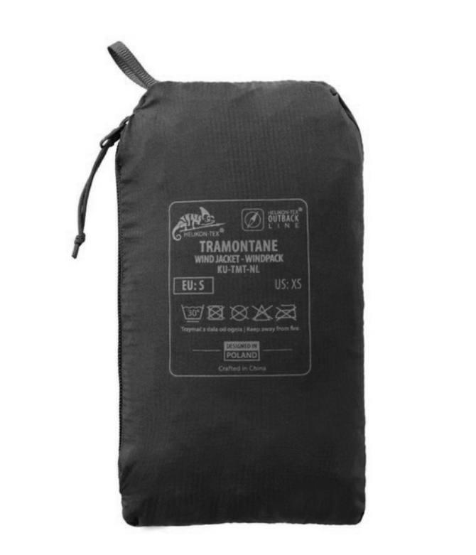 Куртка легка Helikon-Tex Tramontane Wind Jacket Black - фото 2