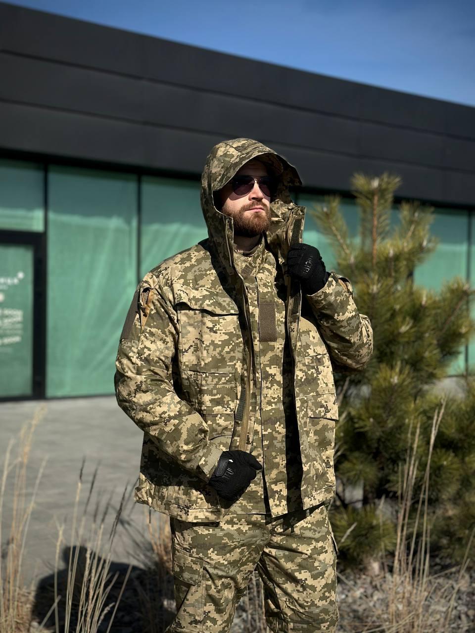 Тактично Штурмова Полегшена Куртка Парка Піксель Military mm14