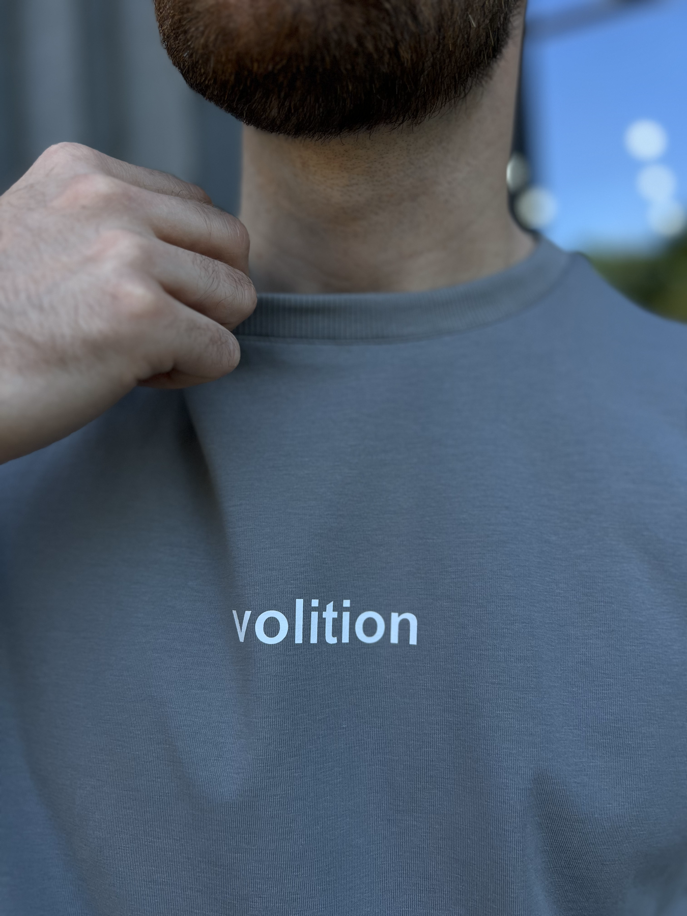 Футболка чоловіча Volition, колір сірий - фото 2