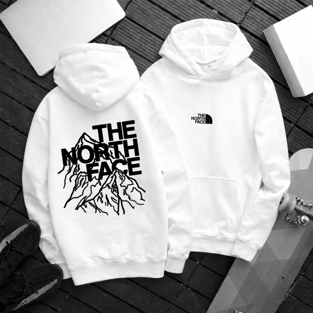 Худи Петля The North Face мужское хлопковое всесезонное модное и повседневное с капюшоном на прогулку